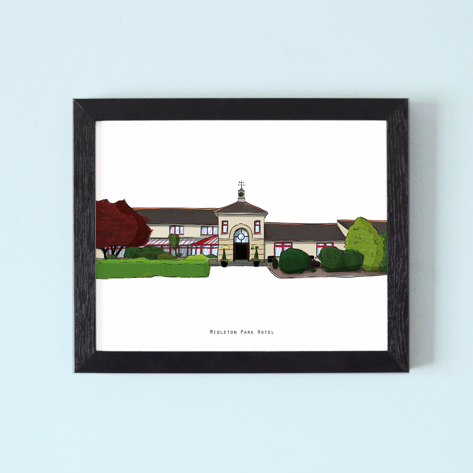 Midleton Park Hotel Custom Hotel/Building Illustration