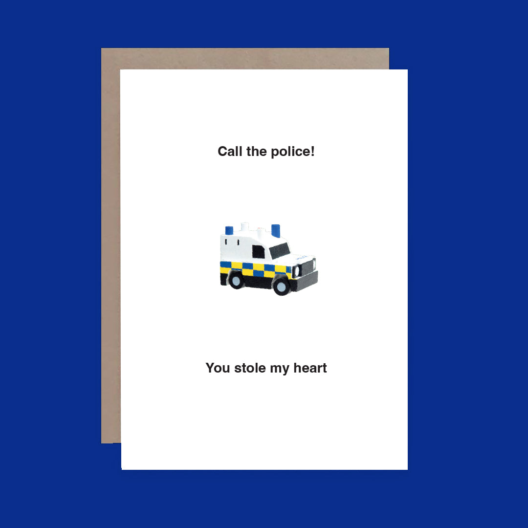 Call the police Make Them Smile Greeting Cards