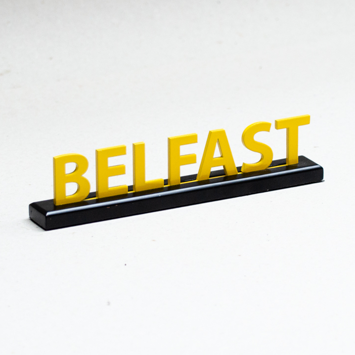 Belfast Metal Sign