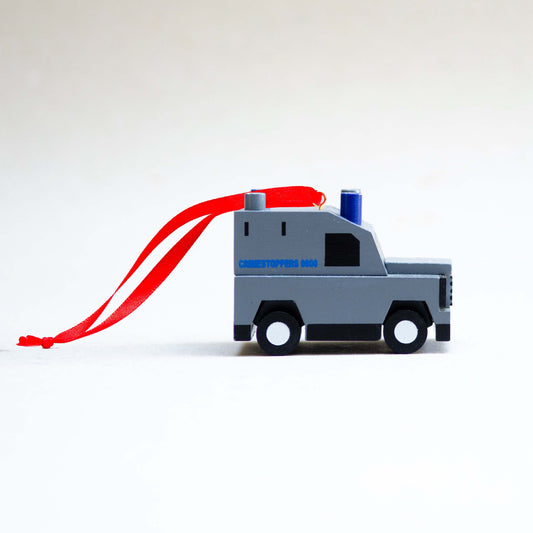 The Grey Police Van Decoration
