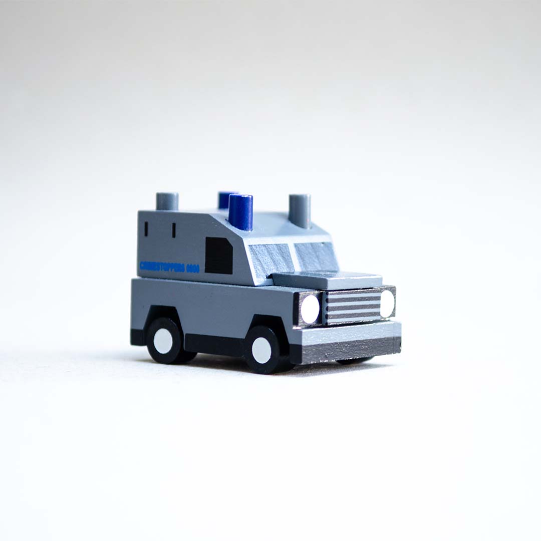 The Grey Police Van