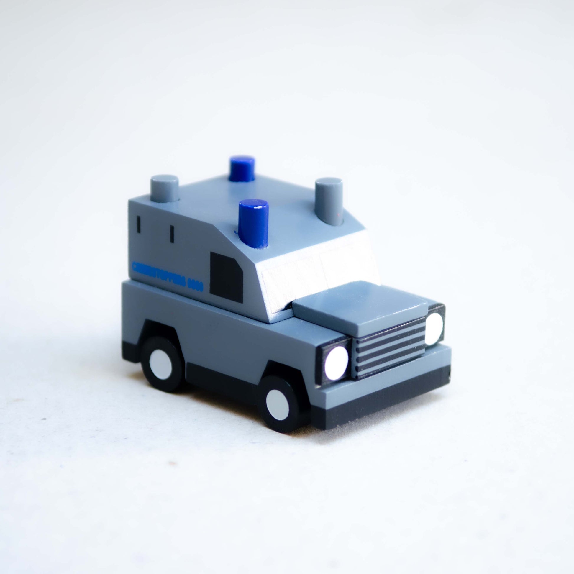 The Grey Police Van