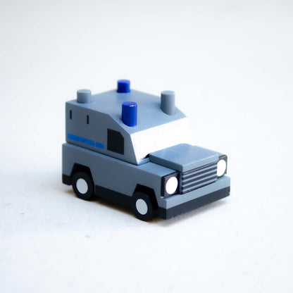 The Grey Police Van