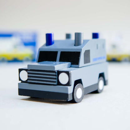 The Grey Police Van