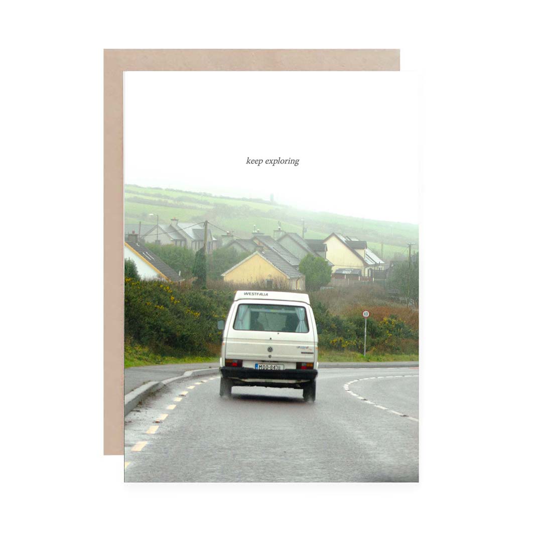 Van life Irish Roads Greeting Cards