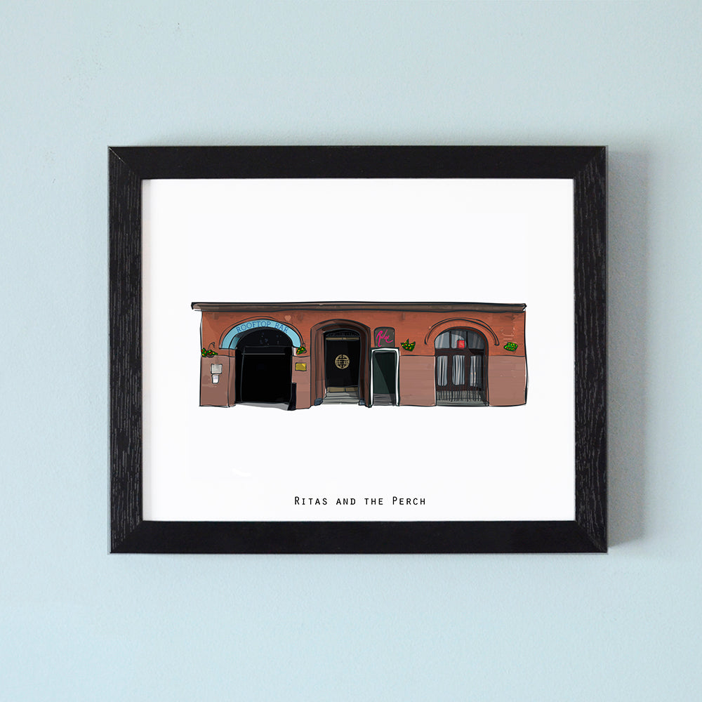 Ritas & The Perch Illustrated Pubs of Belfast