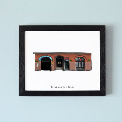 Ritas & The Perch Illustrated Pubs of Belfast