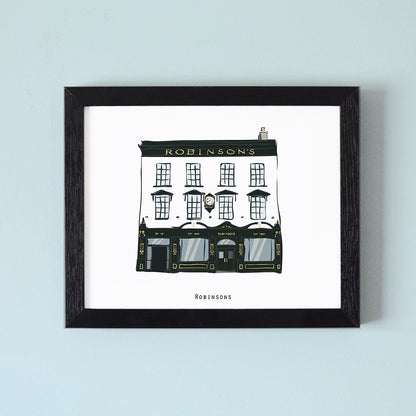 Robinson's Bar Illustrated Pubs of Belfast