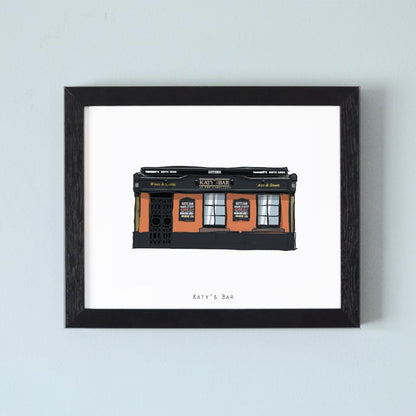 Katy's Bar Illustrated Pubs of Belfast