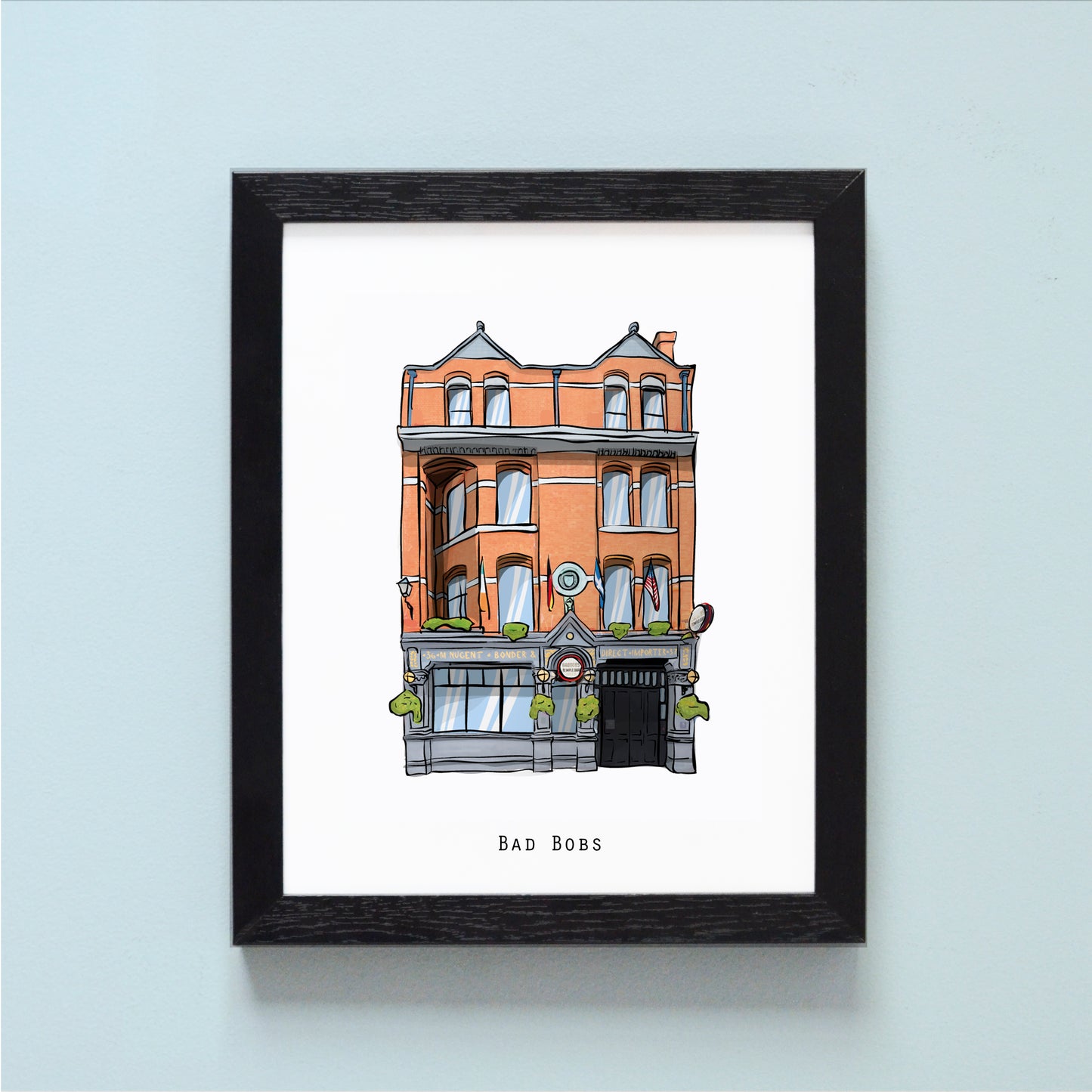 Bad Bobs Illustrated pubs of Dublin