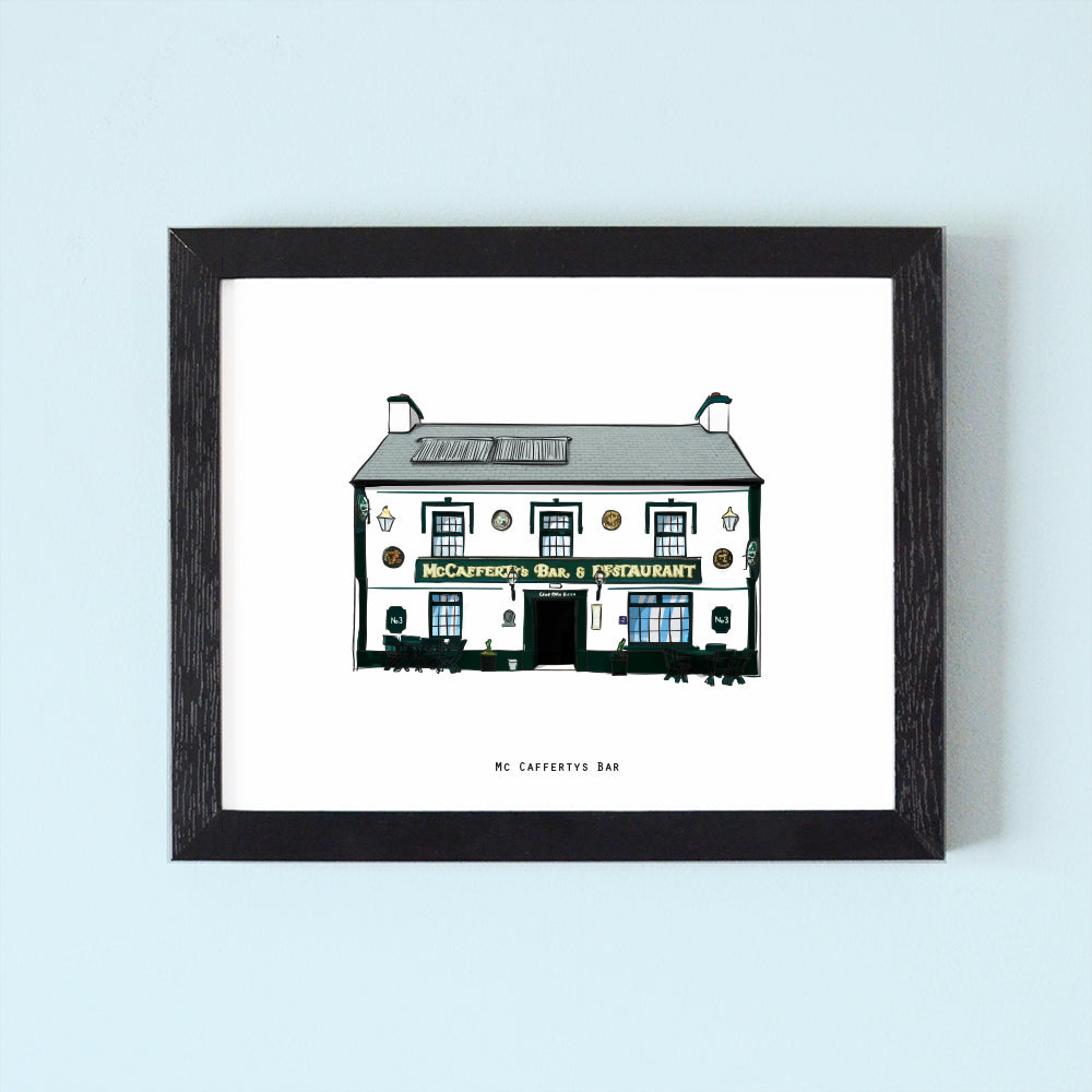 Mc Cafferty's ( Dungloe ) Illustrated Pubs of Donegal