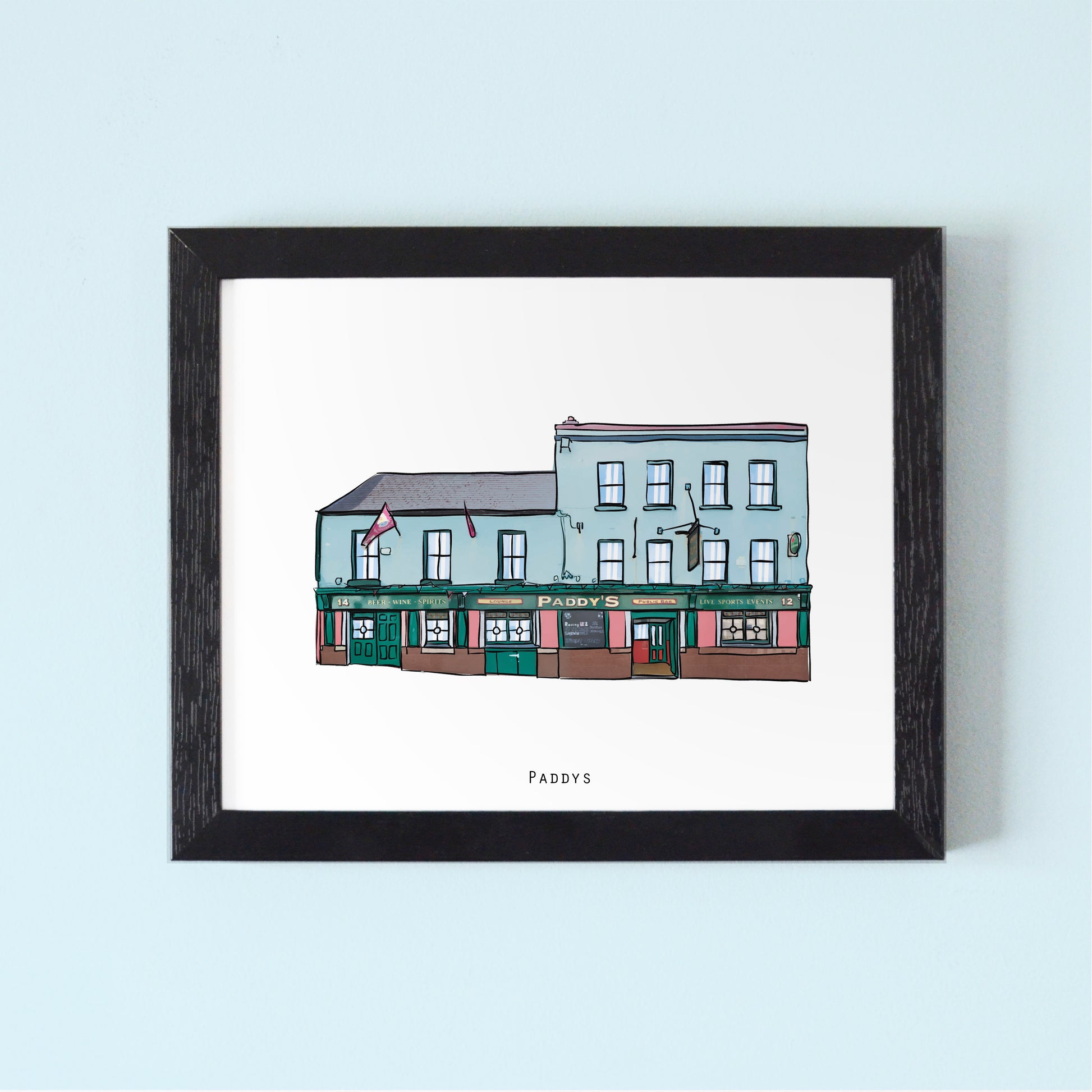 Paddys Illustrated Pubs of Galway