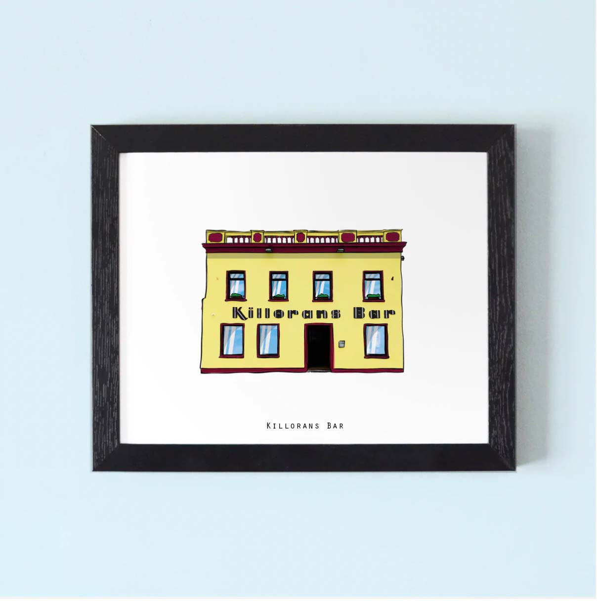 Killorans Bar Illustrated Pubs of Galway