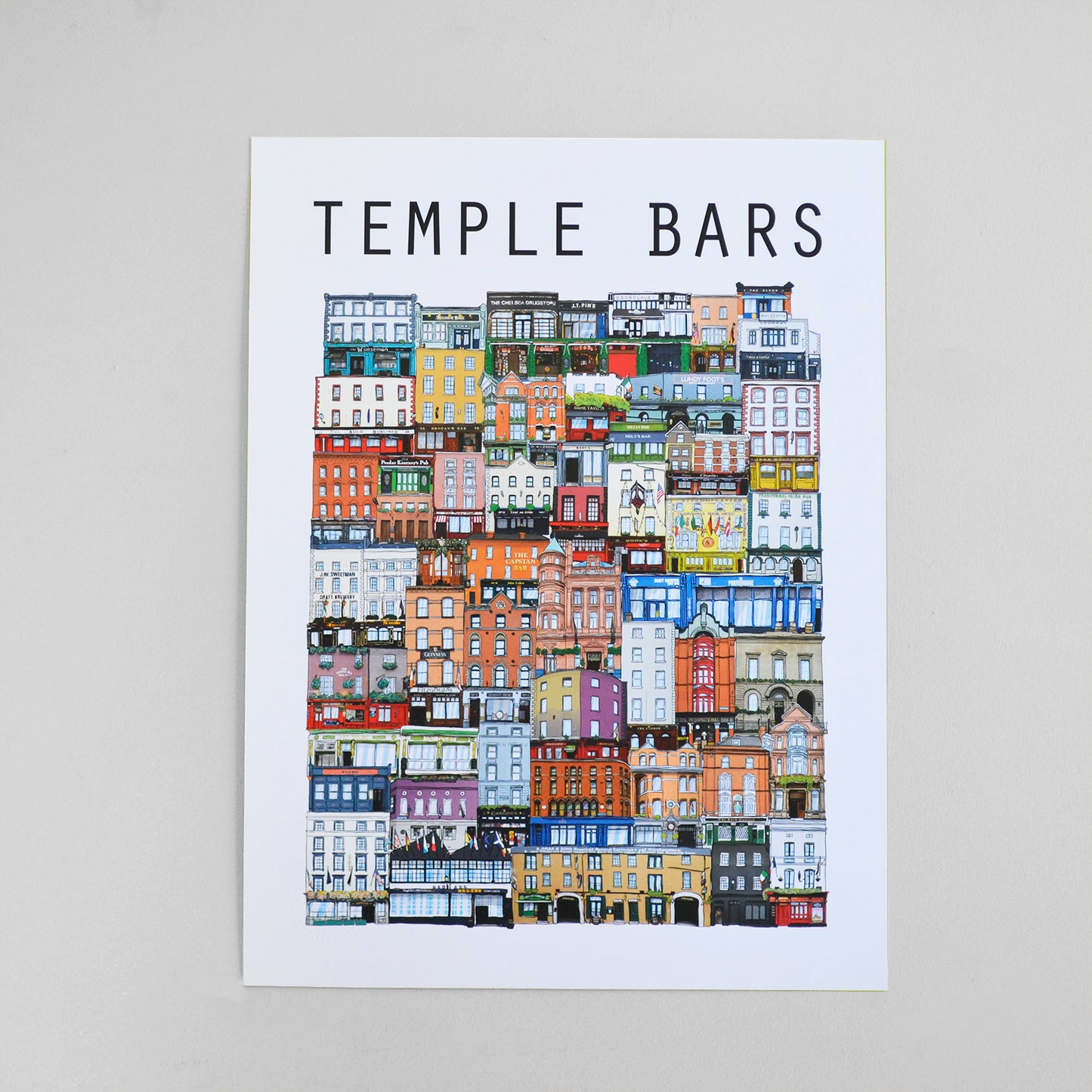 Unframed Temple Bars