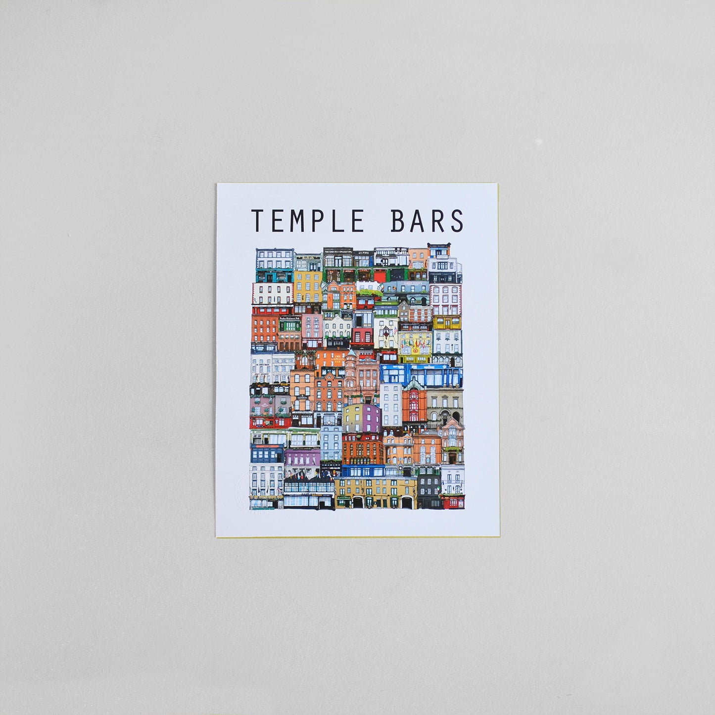 8x10 inch Unframed Temple Bars