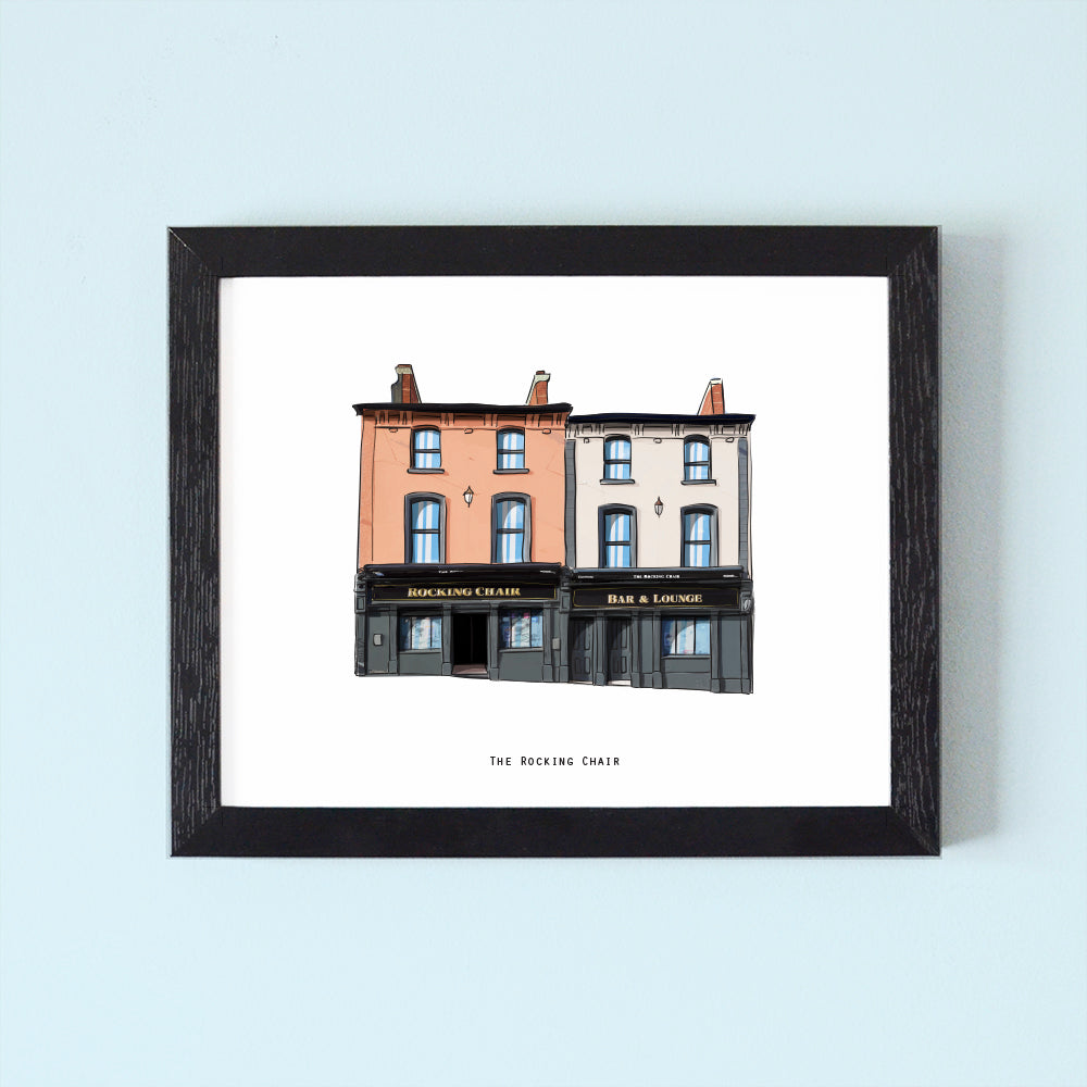 The Rocking Chair Illustrated Pubs of Derry