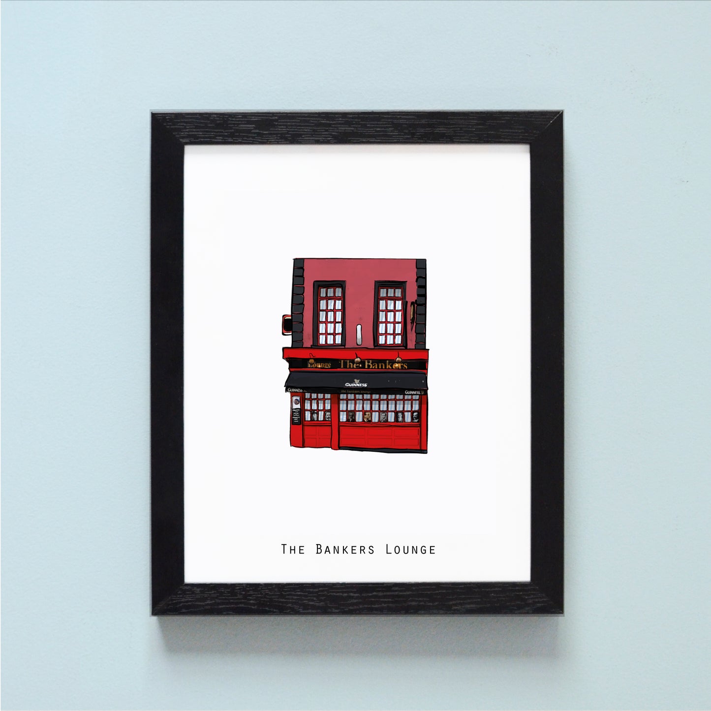The Bankers Lounge Illustrated pubs of Dublin