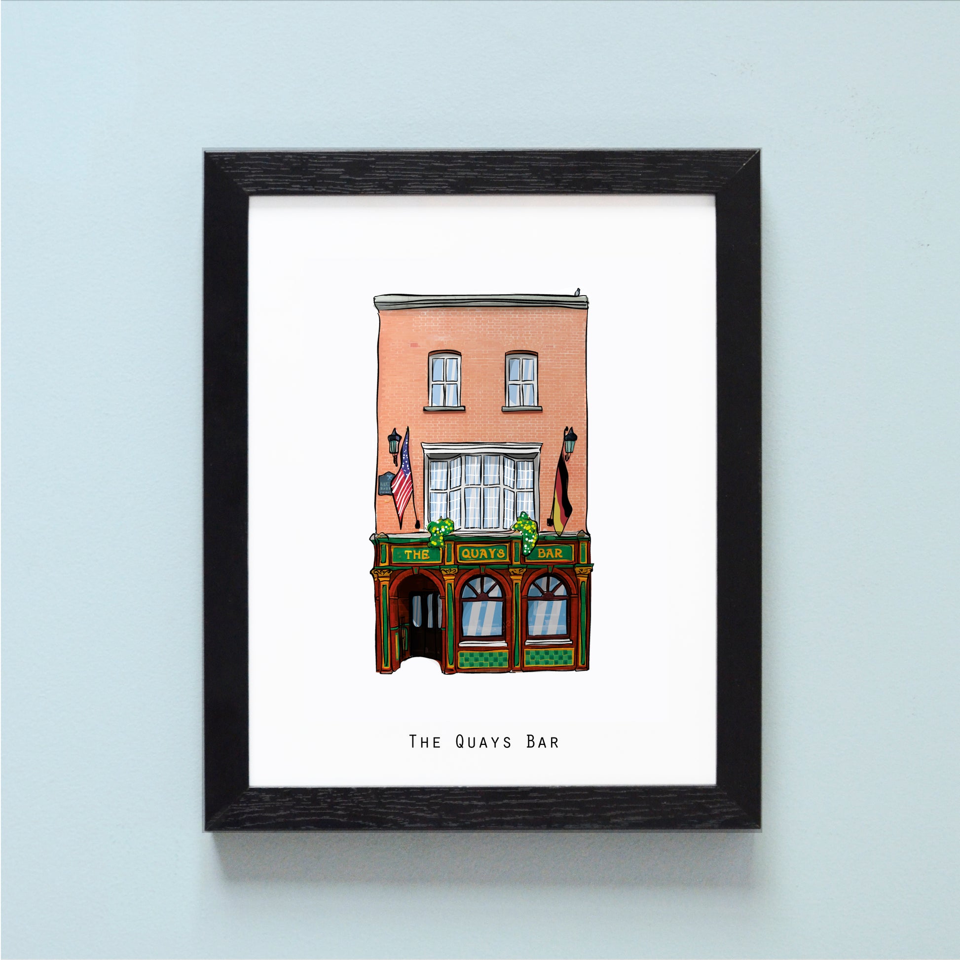 The Quays Bar Illustrated pubs of Dublin