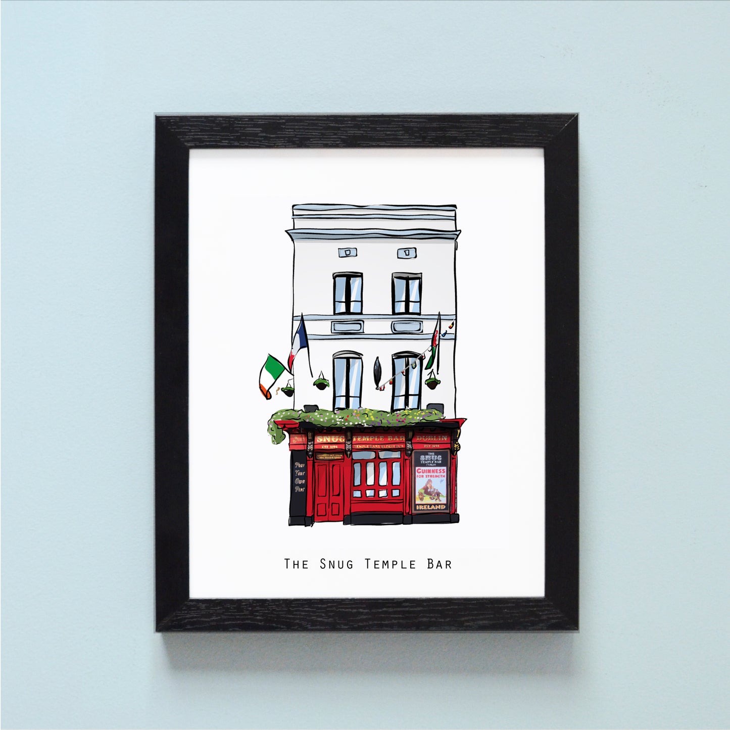 The Snug Temple Bar Illustrated pubs of Dublin