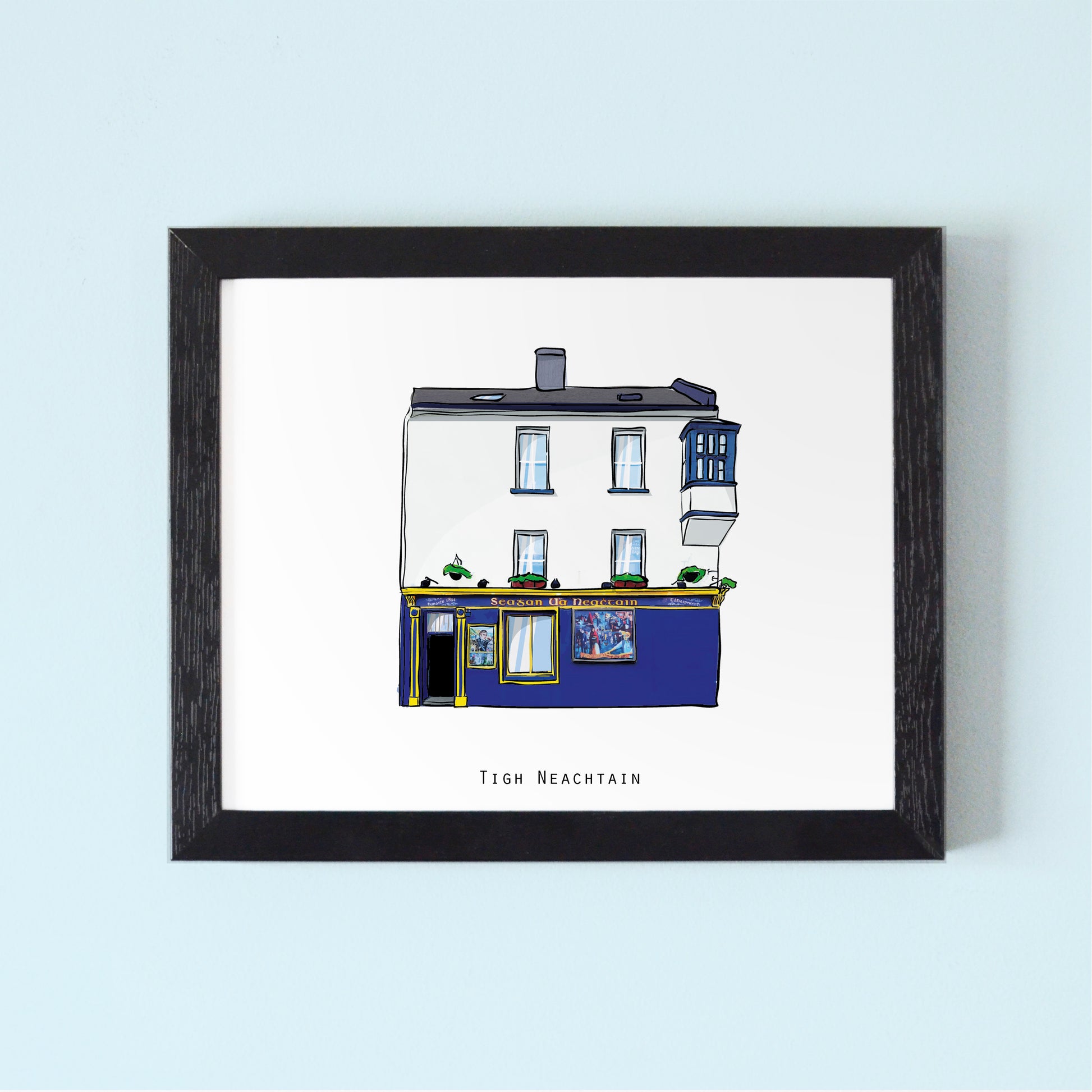 Tigh Neachtain Illustrated Pubs of Galway